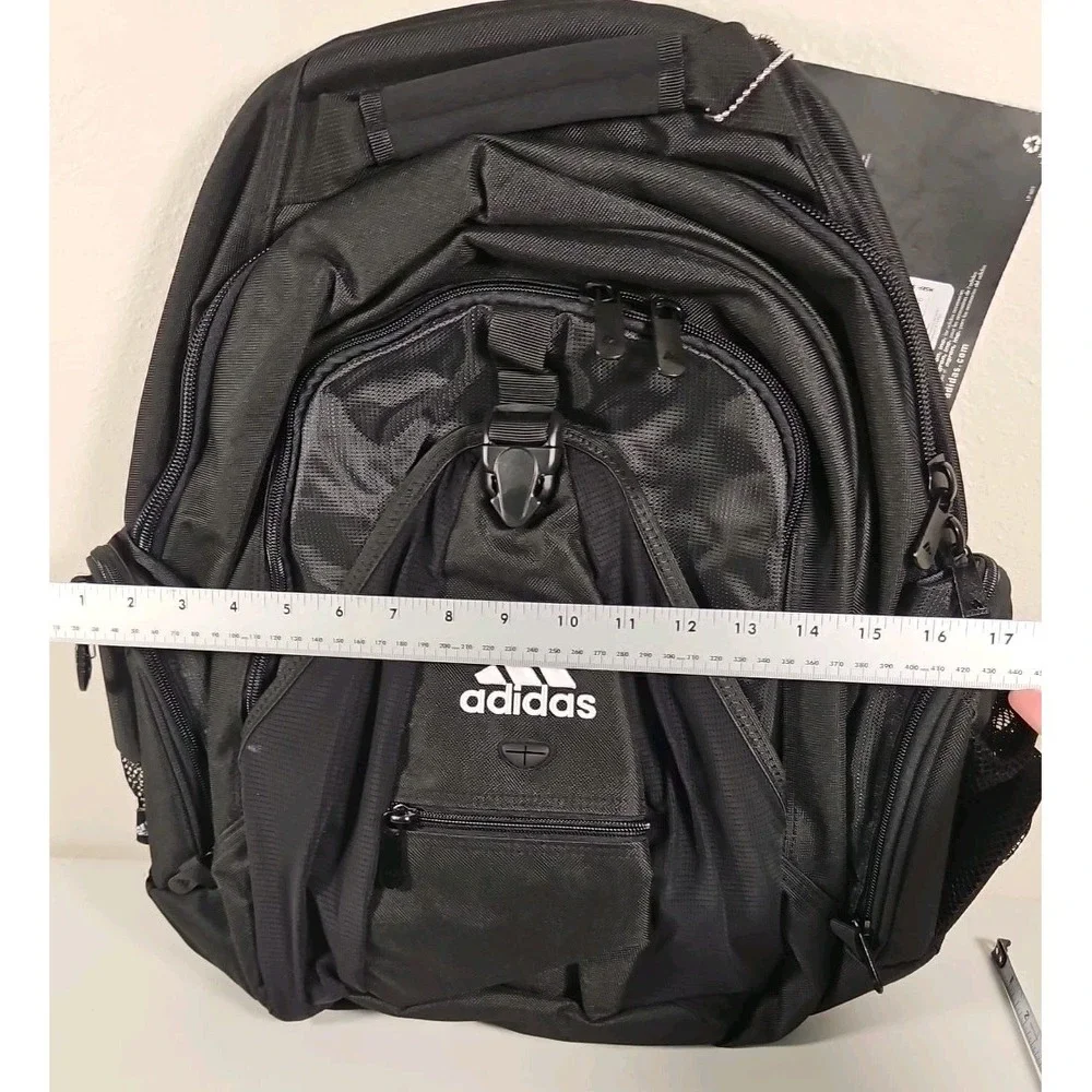ADIDAS Ultra Tech Backpack Athlete Hiking Gym Media Pocket Headphone Portal